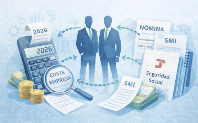 Coste real de contratar a un trabajador en 2026: cotizaciones, MEI y salario neto